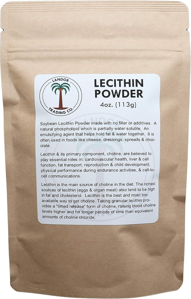 Lecithin Powder (Soybean) - 4 Ounces (113 Grams) 2
