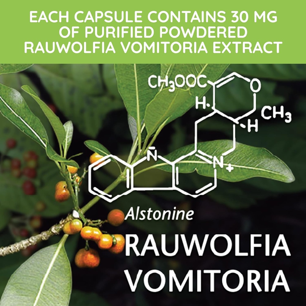 Beljanski® Products - Rovol V® Dietary Supplement - Rauwolfia Vomitoria Extract - 100 Capsules 6