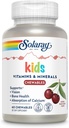 SOLARAY Childrens Vitamins & Minerals Complete Multivitamin for Kids Great Black Cherry Flavor (076280047974) (60 Chews, 30 Serv) 2