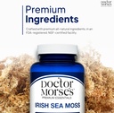 Irish Sea Moss Advanced Supplement Capsules 1500mg, Ultra Potent Seamoss Advanced with Bladderwrack & Burdock Root, Made in FDA-Registered, NSF-Certified Facility, Overall Health Support, 90 Capsules 6