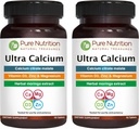 Pure Nutrition Ultra Calcium 1000mg with VIT D3 + K2 | 180 Tabs (90 X Pack of 2) | Highly absorbable Calcium Supplement with Calcium Citrate Malate, VIT D3, K2, Moringa Oleifera, Magnesium and Zinc. 2