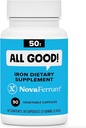 NovaFerrum All Good | Iron Capsule Supplements for Adults | Anemia | 50mg of Iron | 90 Servings | Sugar Free | Vegan | Gluten Free 2