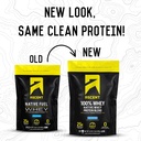 Ascent 100% Whey Protein Powder - Post Workout Whey Protein Isolate, Zero Artificial Flavors & Sweeteners, Gluten Free, 5.5g BCAA, 2.6g Leucine, Unflavored 2 lb 4
