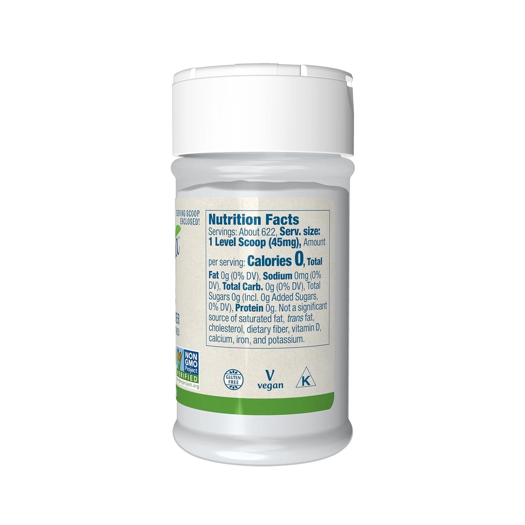 NOW Foods, Certified Organic Better Stevia, Extract Powder, Zero-Calorie Sweetener, Certified Non-GMO, 1-Ounce(Pack of 1) 3