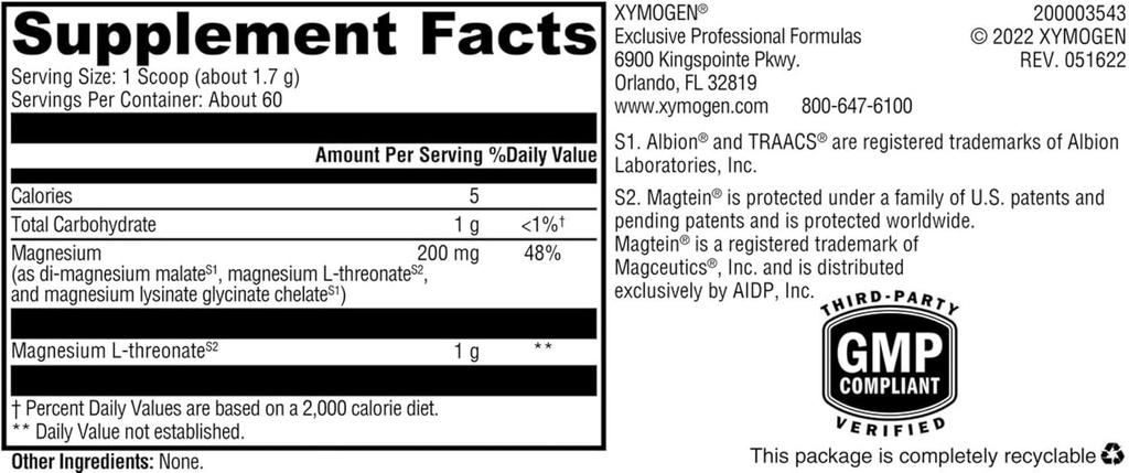 OptiMag Neuro by Xymogen 3