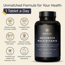 Inessa Methylated Multivitamin for Men and Women - Advanced Natural Daily Mens Multivitamins with CoQ10 100mg, Vitamins D3, K2, A, B Complex Vitamins, Folic Acid & Zinc - 60 Vegan Tablets 3