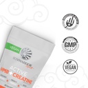 Sunwarrior HMB + Creatine Monohydrate Powder Micronized PreWorkout Leucine Recovery Supplement for Men & Women 240g Pouch | Unflavored 30 Servings 4