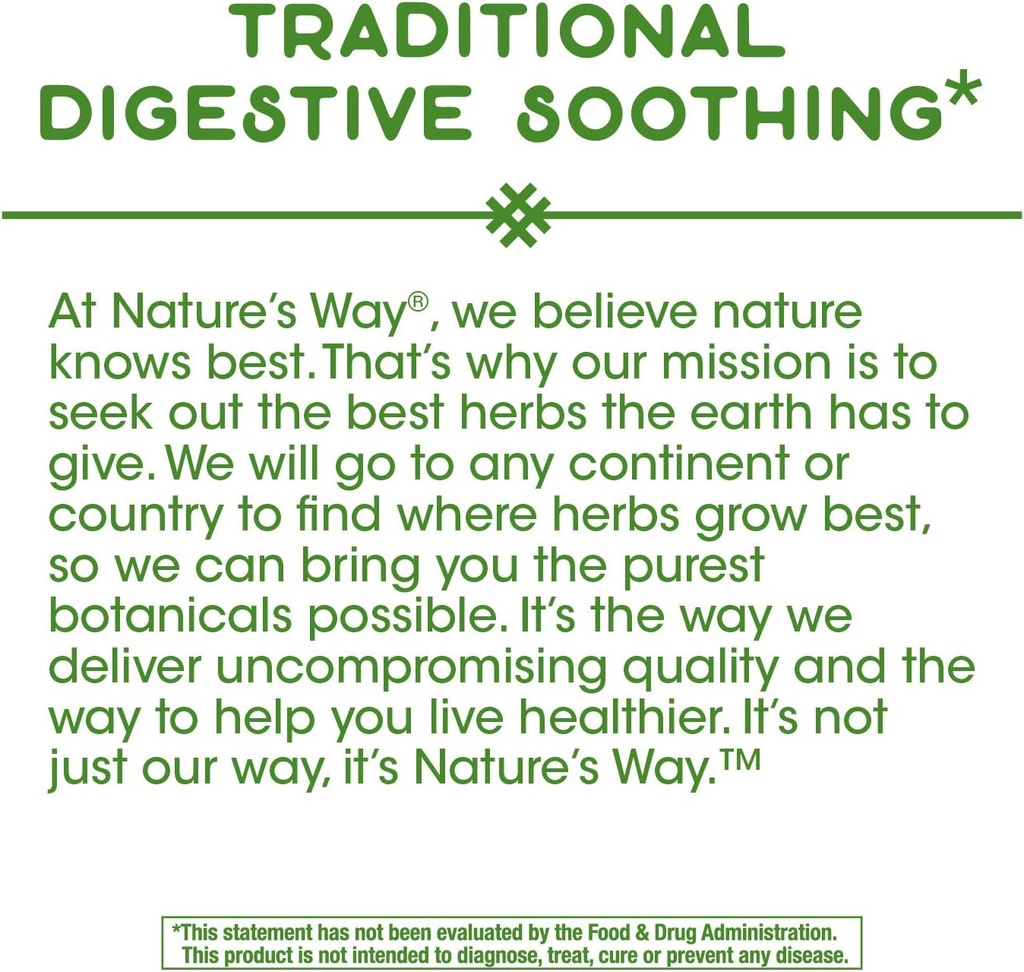 Nature's Way Premium Herbal Peppermint Leaf, Traditional Digestive Soothing and Discomfort Support*, 700mg per Serving, 100 Capsules (Pack of 2) 5