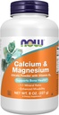 NOW Foods Supplements, Calcium & Magnesium Citrate Powder with Vitamin D3, Supports Bone Health*, 8-Ounce 2