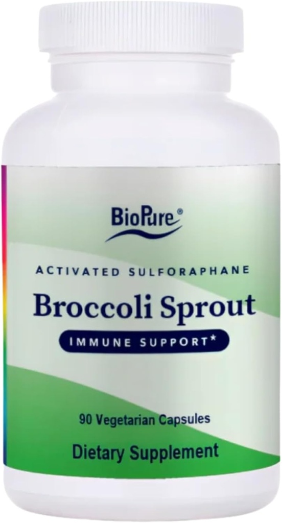 BioPure Broccoli Sprout Supplement – Phytonutrient-Rich Powerhouse Loaded with Bioactive Compounds, Including Sulforaphane, for Immune Function, Brain Health, Gut Balance, & Detox – 90 Capsules 2