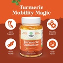 Turmeric Gummies for Adults Peach Flavor - Extra Strength Joint Support Gummies with Turmeric Curcumin with Black Pepper Extract and Ginger - and Ginger Peach Vitamins for Adults 6