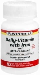 Windmill Daily Vitamin with Iron and Beta-Carotene 2