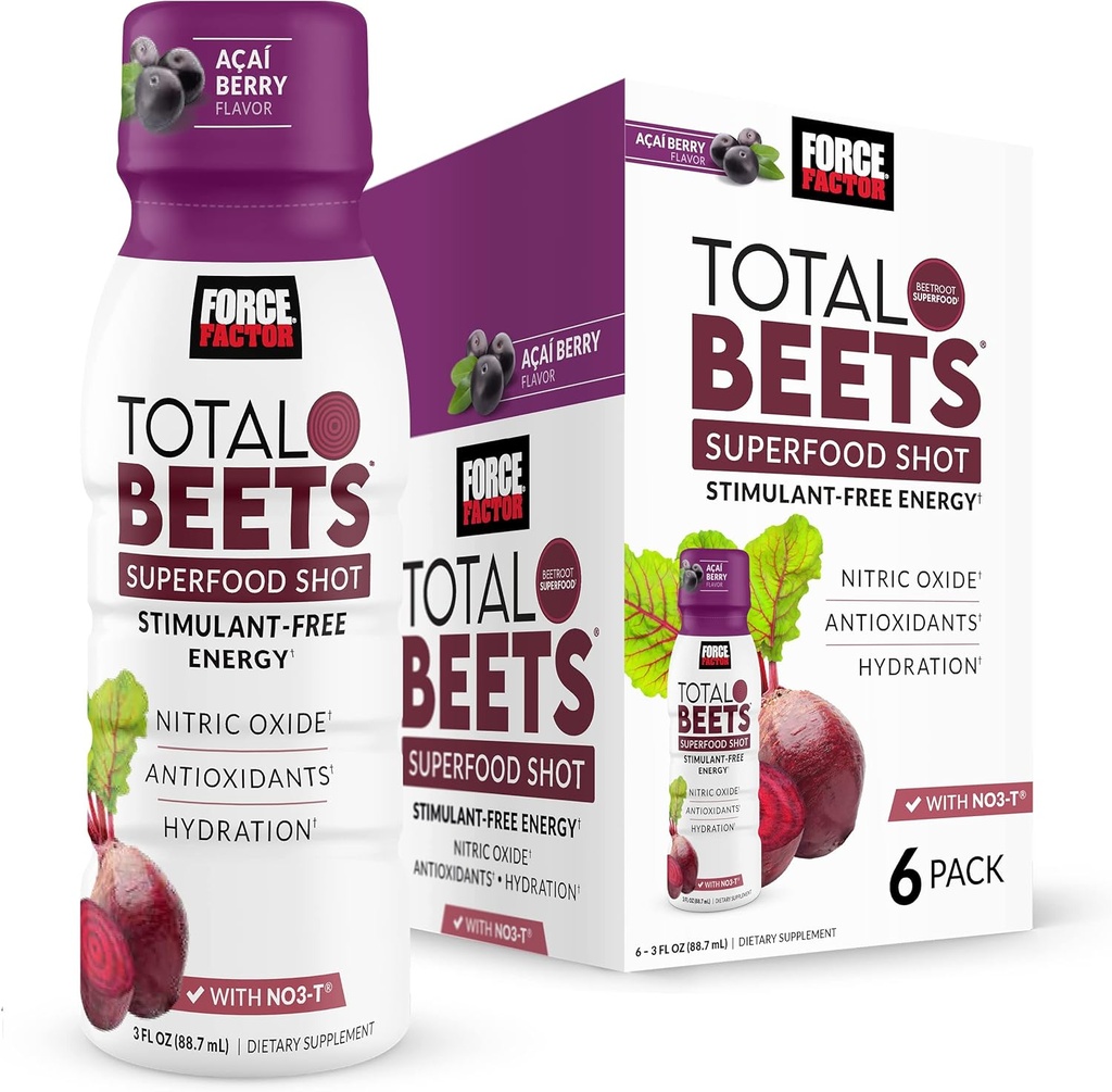 Force Factor Total Beets Chews with Beetroot & Grapeseed Extract Plus Vitafusion B12 Gummies, 90 Count Cherry Flavor 2