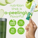 Zena Nutrition Organic Super Greens Powder, 70+ Superfoods, 0 Sugar, 3G Fiber, Spirulina, Chlorella, Antioxidants, Prebiotics/Probiotics, Digestive Enzymes, Green Apple, 30 Drink Mix Packets 4