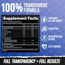ALPHA LION Core Pre Workout w/Creatine for Performance, Beta Alanine for Muscle, Powder, L-Citrulline for Pump & Tri-Source Caffeine for Sustained Energy (30 Servings, Blue Raspberry Flavor) 5