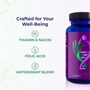 Youngevity Synaptiv™ Brain Support - 12in1 - Ginkgo, Huperzine, Bacopa, Quercetin and More - with Potent Antioxidant Blend + Vitamins - 60 Tablets (Pack of 1) 6