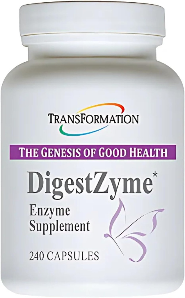 TRANSFORMATION THE GENESIS OF GOOD HEALTH Enzymes for Kids - Natural DigestZyme Supplement Formula for Overal Health, Nutrient Absorption, Support Digestion During Pregnancy & Lactation, 360 Capsules 5