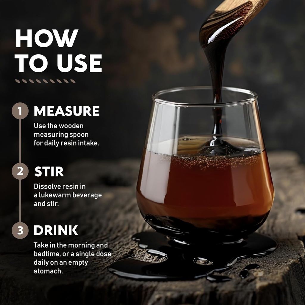 Shilajit Pure Himalayan Resin | Lab Tested in USA | Naturally Occurred Shilajit for Men & Women | 85+ Trace Minerals & Fulvic Acid Complex | Energy, Mental, Immune Support - 1.05 fl oz, 2 Month Supply 4