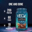 Vega All in One Nutrition Organic - 20g Plant-Based Pea Protein, Chocolate, 42 Servings, Vitamins A & C, Probiotics, Greens, Vegan, Keto, Gluten Free, 61.8oz (Packaging May Vary) 4