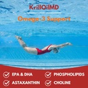 ScimeraMD® KrillOilMD Antarctic Krill Oil Omega 3 DHA EPA Supplement with Astaxanthin for Heart, Brain, and Joint Support, 60 CT 6