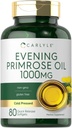 Carlyle Evening Primrose Oil Capsules 1000mg | 80 Softgels | Cold Pressed Supplement | Non-GMO & Gluten Free 2
