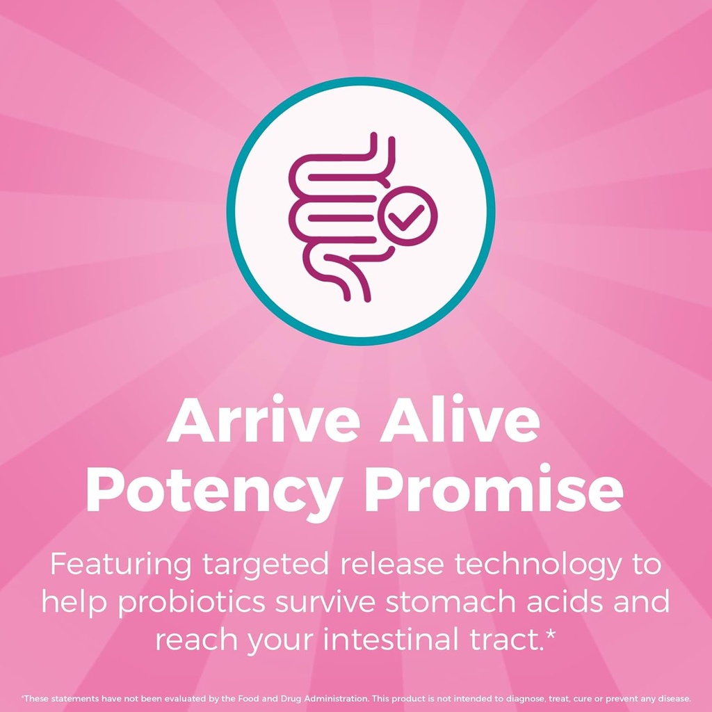 NewRhythm Women's Probiotics, Organic Prebiotics, 70 Billion CFU 10 Strains, Vaginal Probiotics for Urinary & Digestive Health, 30 Vegan Capsules, No Bloating 6