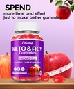 Keto ACV Gummies with B12 B6 – 1500 mg Apple Cider Vinegar Supplement with Pomegranate and Beet Juice, Vegan & Gluten-Free, 180 Gummies for Men & Women 2