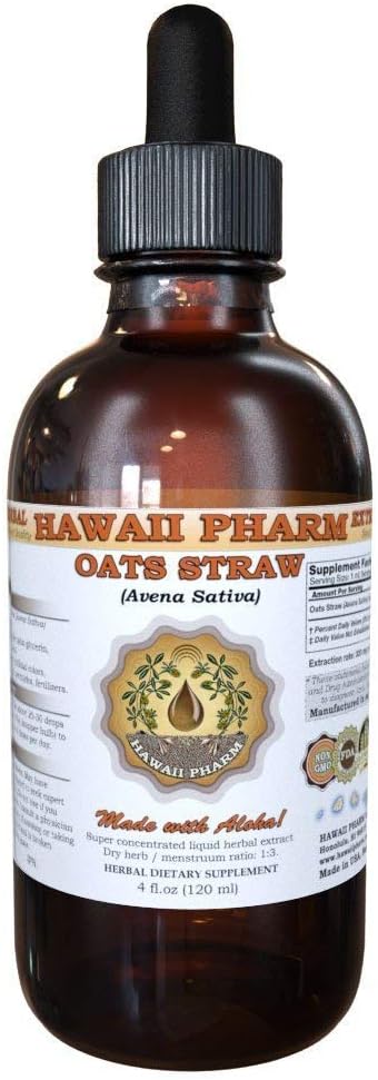 Oat Straw Liquid Extract, Organic Oats Straw (Avena Sativa) Tincture 4oz 2