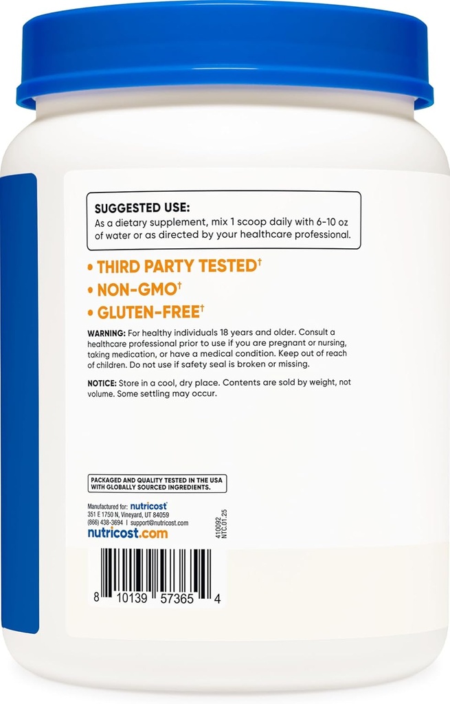 Nutricost L-Arginine Powder 1KG - Pure L-Arginine, 5g Per Serving 5