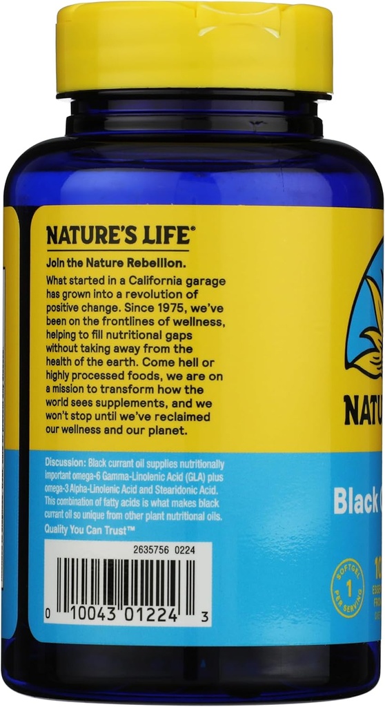 Black Currant Oil 60 Sgels 5