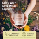 HERBAMAMA Sarsaparilla Root Capsules - 1000mg Sarsaparilla Powder for Herbal Liver Cleanse Support - Vegan, Non-GMO Smilax Liver Supplement 3