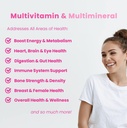 NutraChamps Women's Daily Multivitamin Supplement - Vegan Capsules with Biotin, Vitamins A B C D E K, Calcium, Zinc, Lutein, Magnesium - Premium Multimineral Multivitamin for Women 5