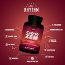 Natural Rhythm CoQ10-ZEN (Coenzyme Q10 + L-Carnitine + L-Theanine) - 30 Capsules 3
