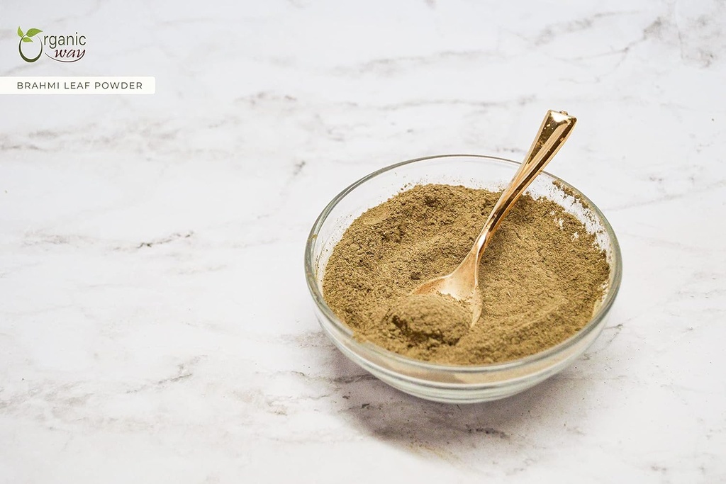 Organic Way Brahmi Leaf Powder (Bacopa Monnieri) - Organic & Kosher Certified | Raw, Vegan, Non GMO & Gluten Free | USDA Certified | Origin - India (1/4 LBS) 4