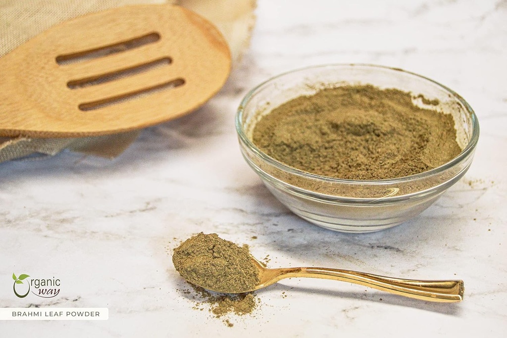 Organic Way Brahmi Leaf Powder (Bacopa Monnieri) - Organic & Kosher Certified | Raw, Vegan, Non GMO & Gluten Free | USDA Certified | Origin - India (1/4 LBS) 6