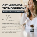 Black Seed Oil Softgels | 5% Thymoquinone - TQ-Advanced® | High Potency - 500 mg per Capsule - 15:1 Concentrate from Nigella Sativa Extract, Raw Form, Vegan Formula, Glass Bottle (60 Softgels) 6