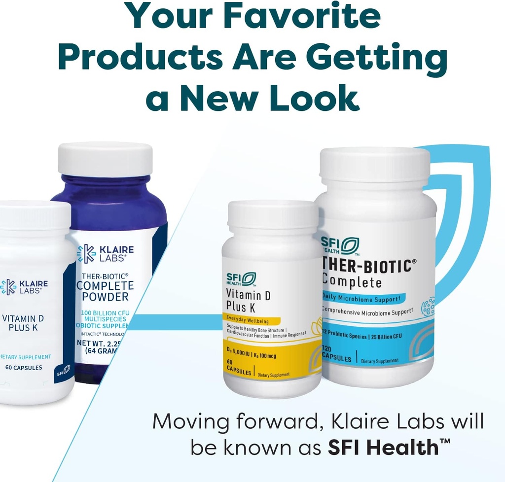 Klaire Labs SFI Health Ther-Biotic Synbiotic Prebiotics & Probiotics for Women & Men - Daily Probiotic with Low FODMAP Prebiotic - Gut, Immune, Respiratory & Digestive Health Support (30 Capsules) 3