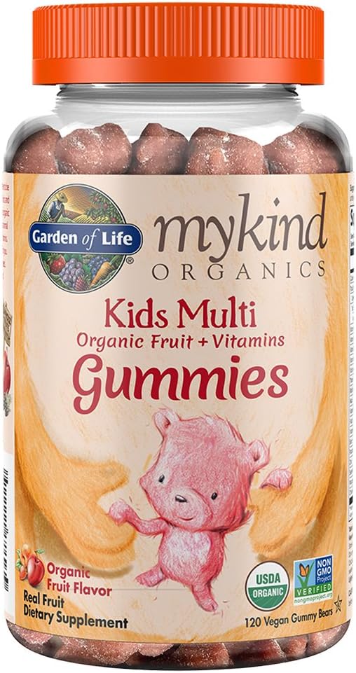 Garden of Life Organics Elderberry Gummies for Adults & Kids - Immune Support Supplement with Organic Fruit & Organics Kids Gummy Vitamins - Fruit - Certified Organic 6