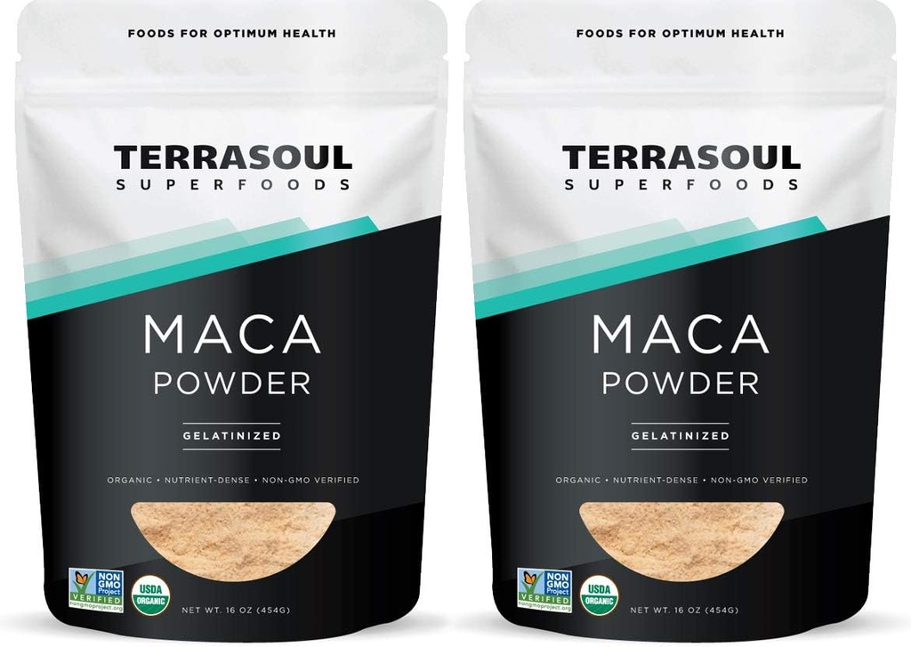 Terrasoul Superfoods Organic Gelatinized Maca Powder, 2 Lbs - Premium Quality | Recommended Use: Supports Increased Stamina & Energy | Gelatinized for Easy Digestion 2