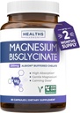 High Absorption Magnesium Bisglycinate Capsules - Clinically Validated Buffered and Chelated Magnesium Supplement - 1 Daily Vegan Capsule with Lab Verified Gentle 200mg Serving (2 Month Supply) 2