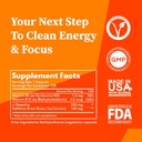 Aromatik Caffeine L-Theanine Focus Supplement | Caffeine (100 mg) + L-Theanine (200 mg) + B Vitamins | Energy Focus Cognition | USA Made at FDA Registered Facility | Vegan Capsules | 120 Servings 3