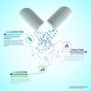 Forma Nutrition Advanced CN3RGY – 120 Capsules, 1000mg L-Leucine, 400mg L-Carnitine, 400mg Creatine HCl per Serving. 6
