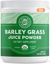 Vimergy Barley Grass Juice Powder Dietary Supplement - 0.8g per Serving (312 Servings) – Clean Superfood Formula – Promotes Cardiovascular Health* – Organic, Vegan & Gluten-Free – Regular Size 250g 2