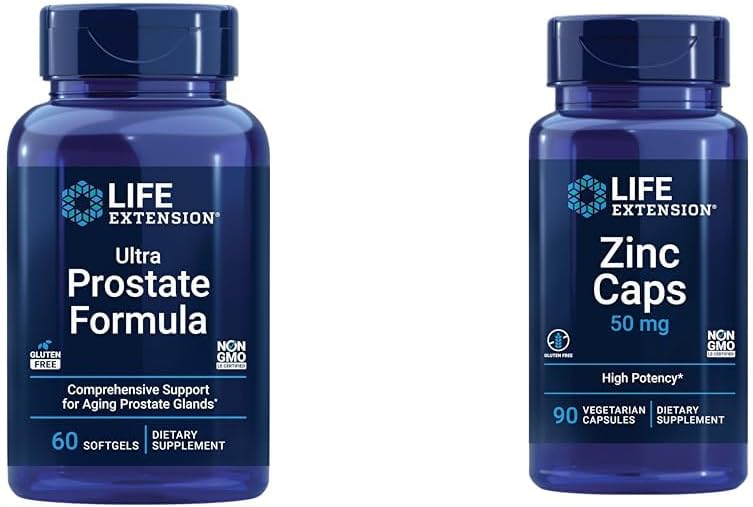 Life Extension Ultra Prostate Formula & Zinc Caps 2