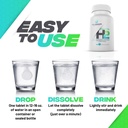 Essential H2 Fizzy Molecular Hydrogen Tablets for Water Nutritional Supplement (Unflavored, 60 Servings) 4