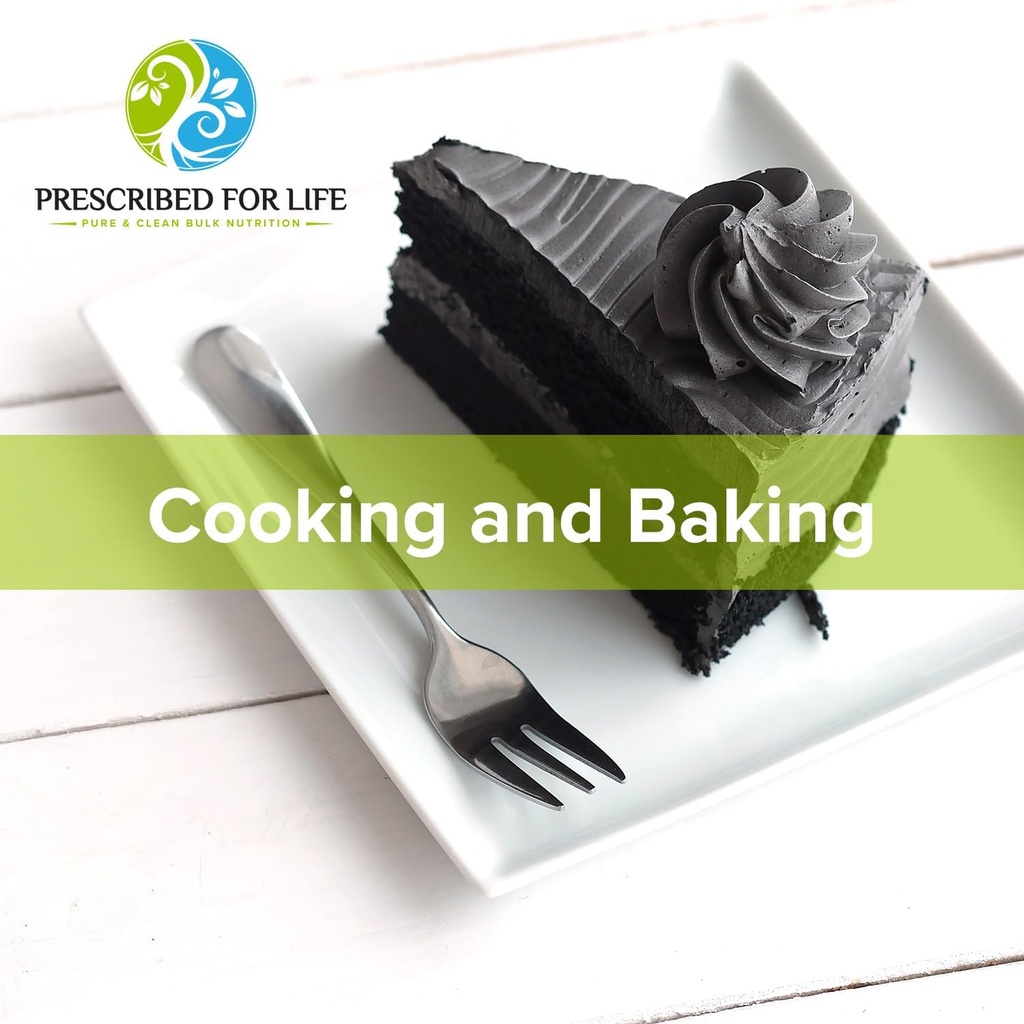 Prescribed For Life Activated Charcoal Powder, Coconut Shell Charcoal Ultra Fine Husk Food Grade Powder (5lb) 5