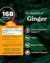 USDA Organic Ginger Root Extract*: Digestion & Circulatory Support | Ginger Tincture for Occasional Nausea | Non-Bitter Vegan Digestive Supplement | 4 Oz, Up to 3 Months Supply 3