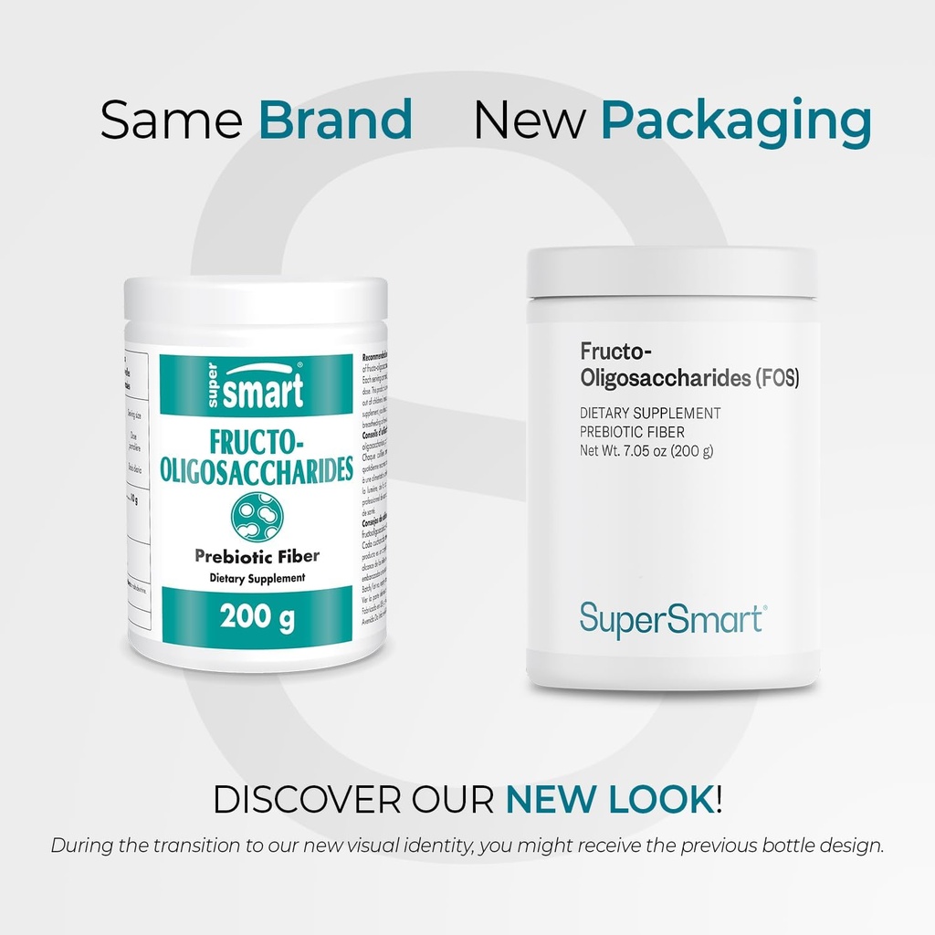 Supersmart - Fructo Oligosaccharides Powder (Prebiotics FOS) - Oligofructose Inulin - Fiber Supplement - Intestinal Flora & Gut Health - Digestive Support | Non-GMO & Gluten Free - 200 g 3
