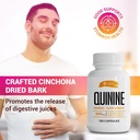 SIRUNES Leg Cramps Relief Quinine Capsules – Natural Cinchona Bark Supplement for Cramp Defense & Digestive Health – 1000mg Quinine Pills, 120 Tablets, Non-GMO, Gluten-Free 5