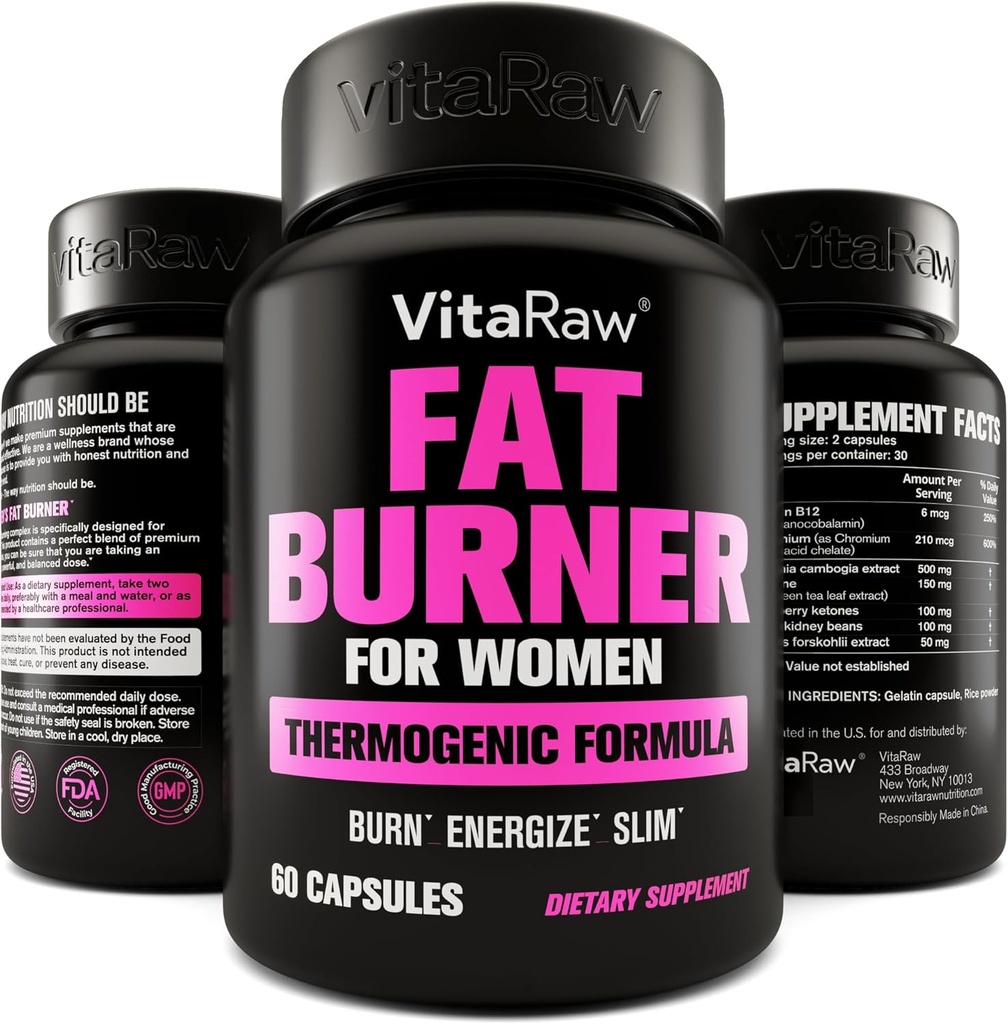 Weight Loss Pills for Women, Diet Pills for Women, The Best Fat Burners for Women, This Thermogenic Fat Burner is a Natural Appetite Suppressant & Metabolism Booster Supplement, Helps Reduce Belly Fat 2